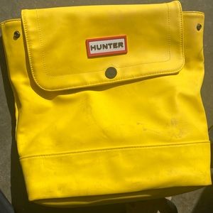 Hunter x Target limited edition // pre owned good condition yellow backpack